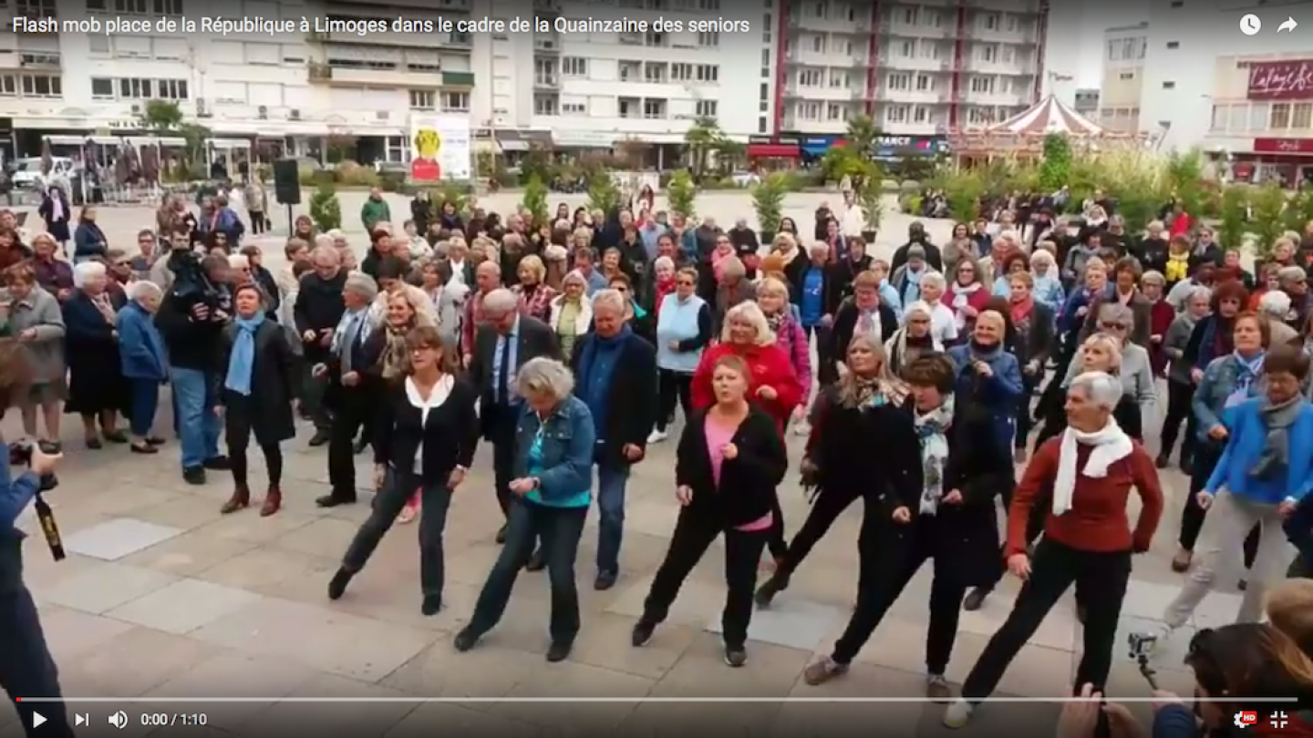 flash mob à Limoges
