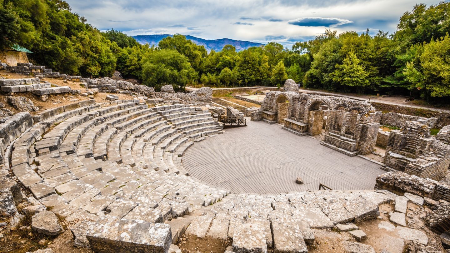 Theatre In Butrint National Park - Vlora, Albania, Europe