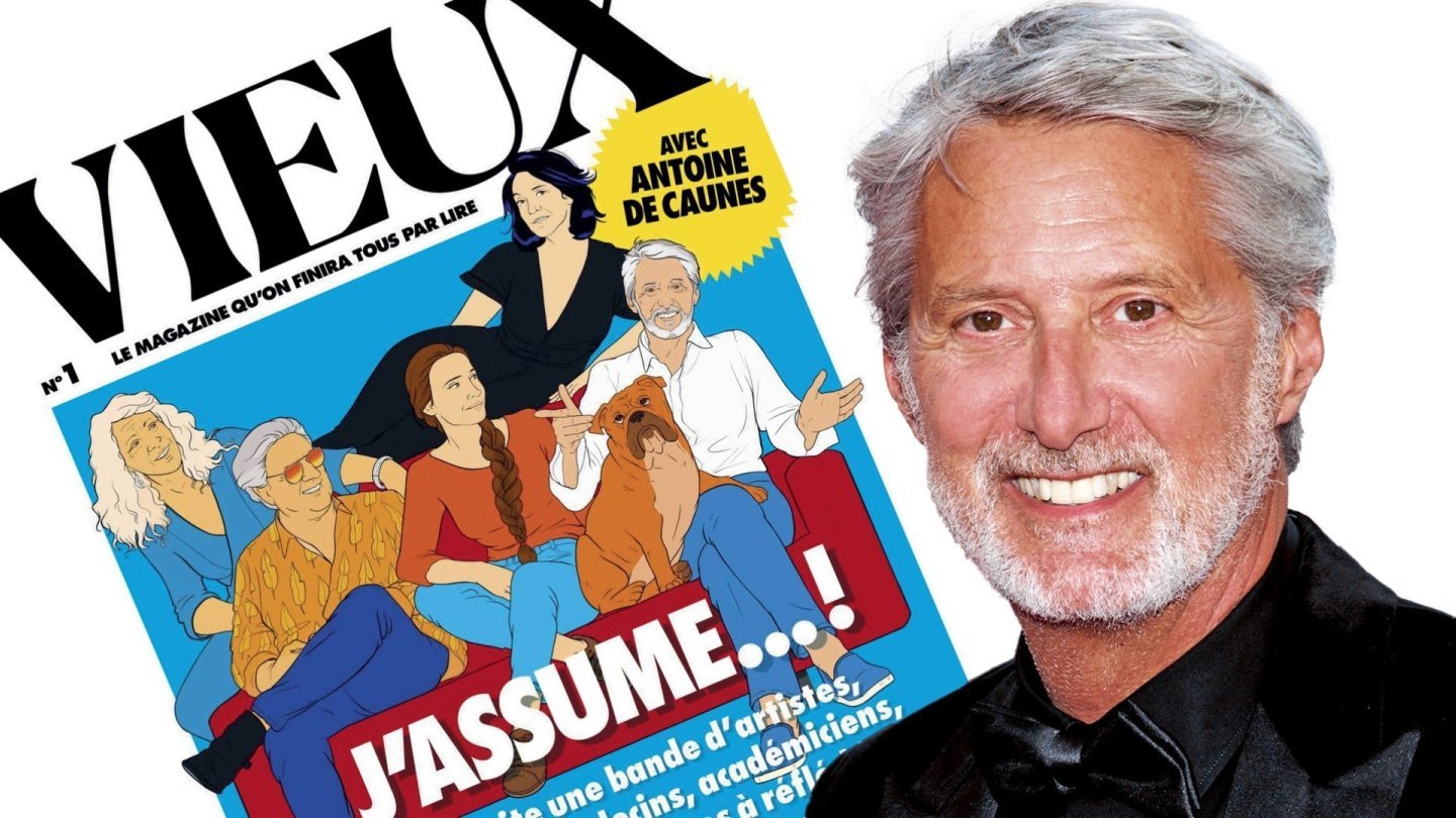 magazine Vieux édition Antoine de Caunes